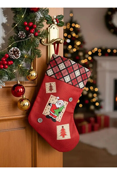 Miniso Waldern premium santa claus ornament stocking - large volume fireplace...