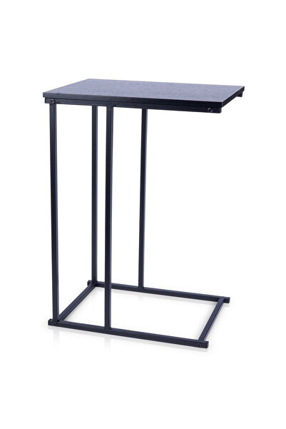 Orion Măsuță de cafea laterală din metal negru 40x26x58 cm