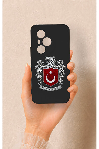Vip Case Honor 400 Pro Uyumlu Türk Arma Desenli Silikon Kılıf