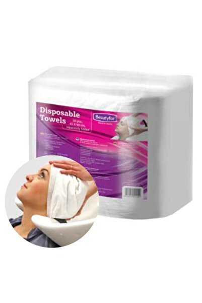 Beautyfor Еднократни меки спънлейс кърпи 45 см х 90 см, 50 броя