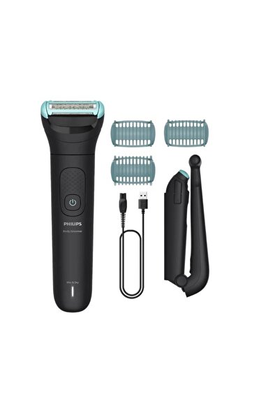 Philips Series 5000 BG5475/15 Body Groomer, 100 min, Wet & Dry, Foldable Back...