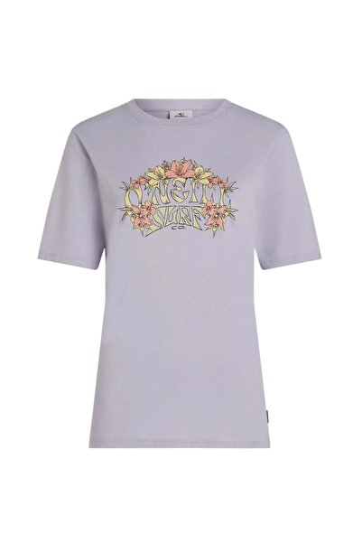 O'Neill Γυναικείο T-shirt Καλοκαιρινά Must-Haves με Στάμπα SS 2025-Λιλά-S