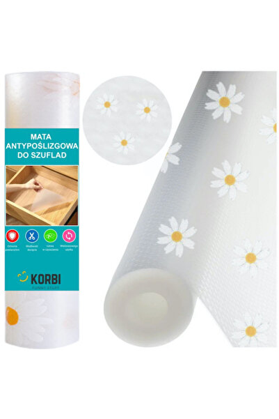 Korbi Covoras de protectie antiderapant pentru sertarele dulapului 300x60 mar...