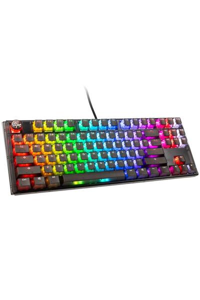 Ducky Πληκτρολόγιο Gaming One 3 Aura Μαύρο TKL, με φωτισμό RGB, Ενσύρματο, US...