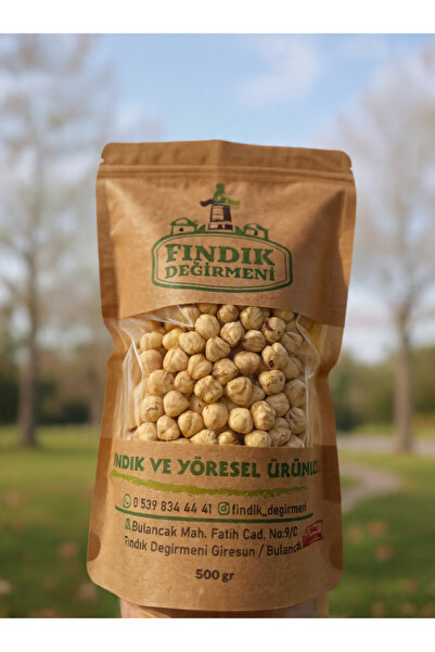 FINDIK DEĞİRMENİ GİRESUN YAĞLİ KAVRULMUŞ FINDIK 500 GR DOYPACK 2025 MAHSULÜ