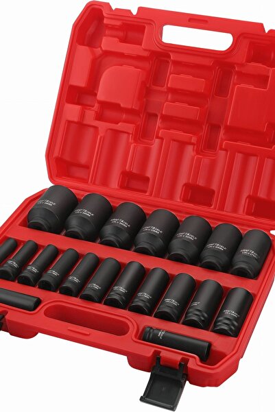 Kraft&dele Set de chei tubulare de impact 20 piese 1/2" 10-38 mm |