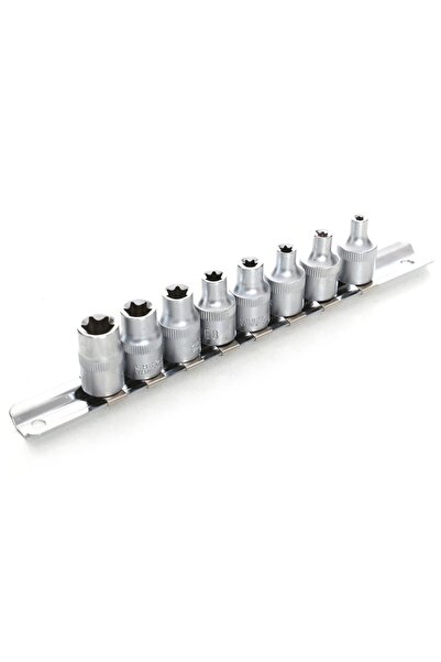 Kraft&dele Set de chei tubulare Torx, 8 piese, 3/8 " |