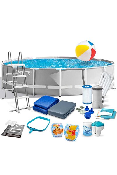 Intex Piscină de grădină cu cadru 457 x 122 cm 17in1 26726