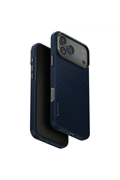 uniq Husă de încărcare Keva EDGE Magclick pentru iPhone 17 Pro Max - albastru
