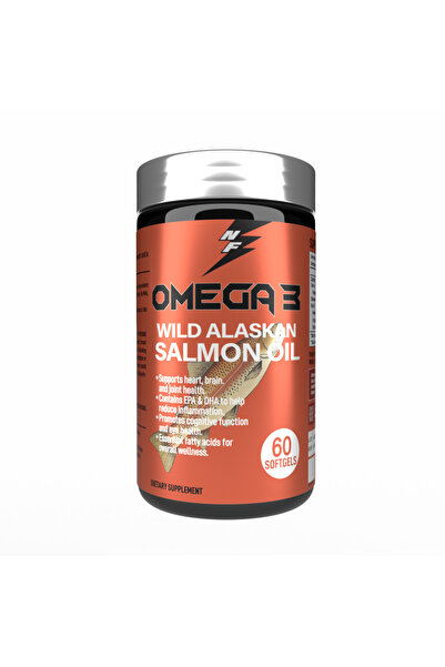 nutrifusion Omega-3 Wild Alaskan Salmon Oil 1000 mg | 60 Softgels