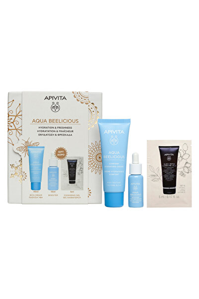 Apivita Aqua Beelicious Ενυδατική Κρέμα Πλούσιας Υφής 40ml + Ενισχυτικό 10ml ...