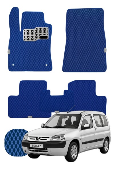 UNAL MAT Peugeot Partner 1996-2008 Özelleştirilebilir Tam Set Premium EVA Pas...