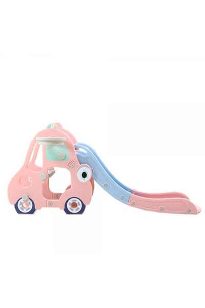 JollyMag Tobogan MyKids masina cu cos de baschet OM002 Roz