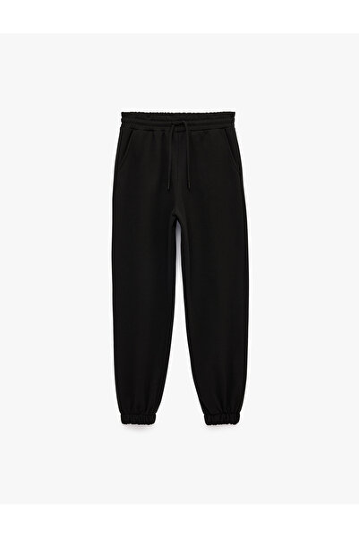 Koton Pantaloni de trening jogger cu trei șnururi, buzunare și șireturi în talie