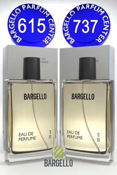 Bargello 615 Erkek Parfüm Fresh 50 ML EDP + 737 Erkek Parfüm Woody 50 ML EDP