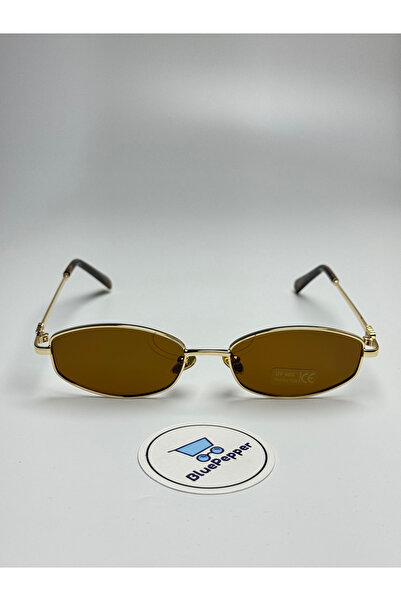 BluePepper Miyus |   Sunglasses Oval Brown Glass |   Gold Sap Colored |   Uv4...
