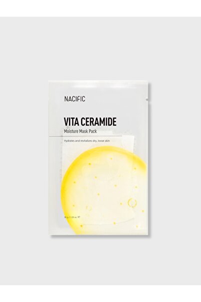 Nacific Vita Ceramide Moisture Mask | Yoğun Nem & Bariyer Güçlendirici Yüz Ma...