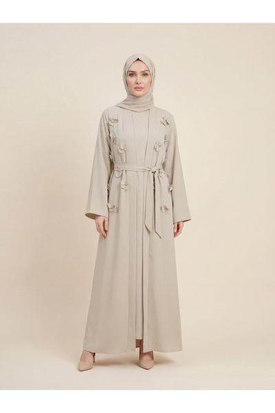 Beyza Giyim 9618 Güllü Abaya