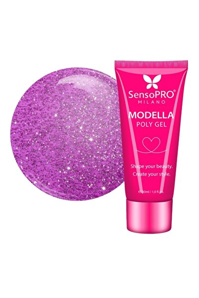 SensoPRO Milano Polygel MODELLA - Violet Luxe, 30ml