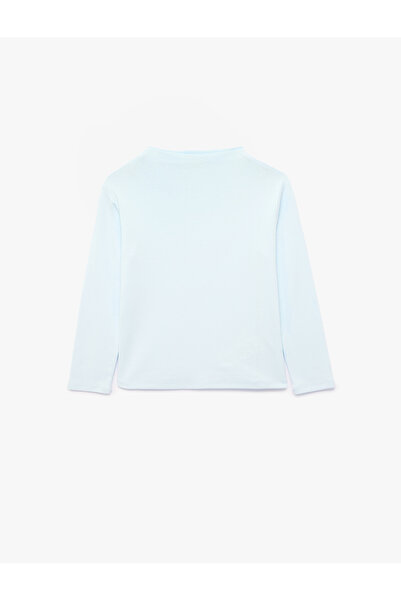 Koton High Collar Modal Blend Long Sleeve Slim Fit T-Shirt