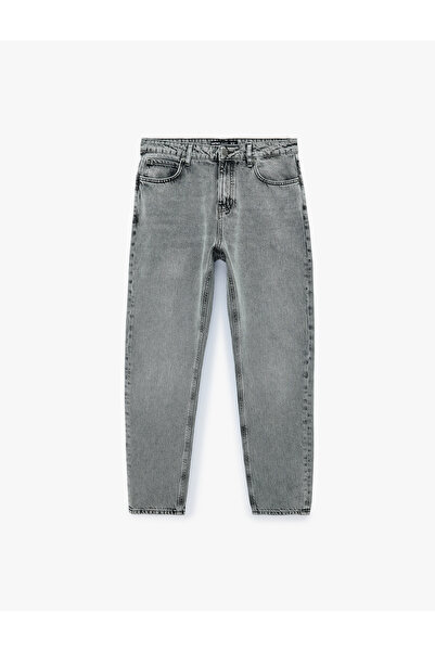Koton Cotton Regular Fit Tapered Jean Pants with Pockets - Joe Jean