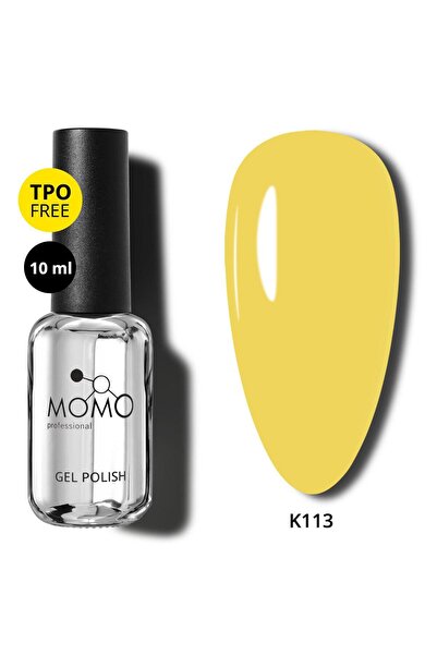 MOMO professional Kalıcı Oje K113, Dark ButterYellow, 10 ml