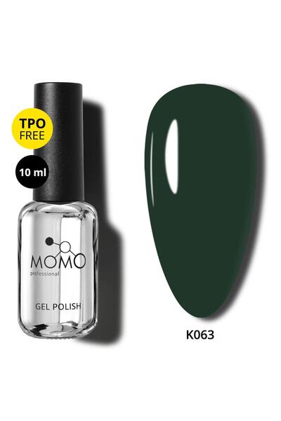 MOMO professional Kalıcı Oje K063, Koyu Çam Yeşili, 10 ml