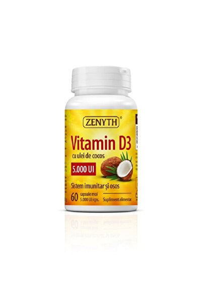 Zenyth Pharmaceuticals Vitamina D3 5000 UI, 60 capsule