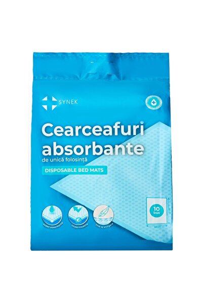 synek Aleze Absorbante Premium 60x90 cm, 50 buc, Protecție Pat și Saltea, Sup...