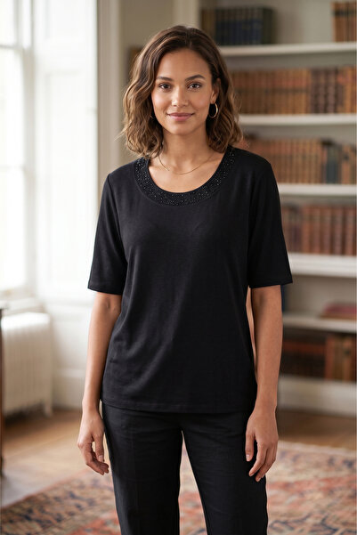 YXL COLLECTION Tricou pentru femei, mărime mare, material elastic pentru cicl...