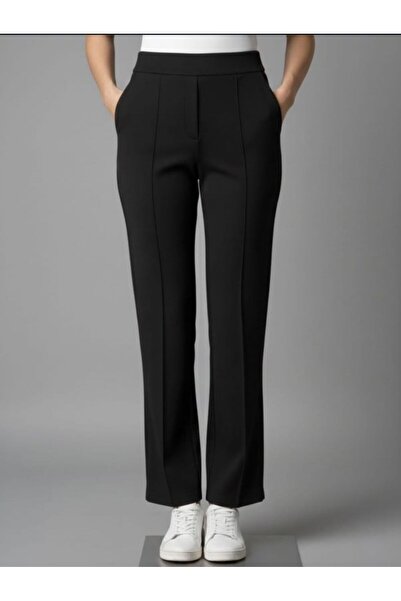 SHİROSA krep pantalone sa uzorkom krep trave