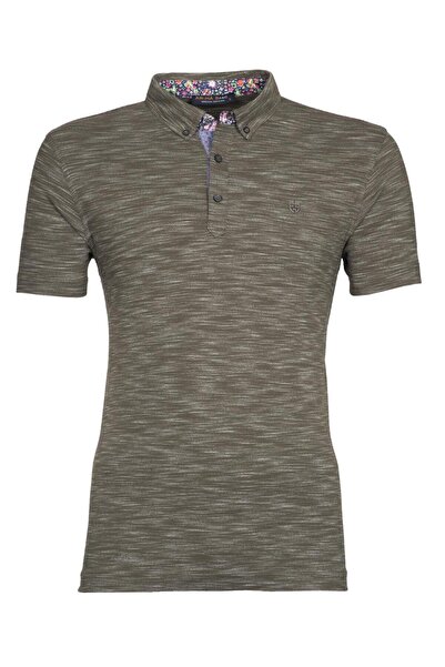 Arma Ar-Ma Men's Polo Collar T-Shirt Without Print Basic Regular Fit Single R...