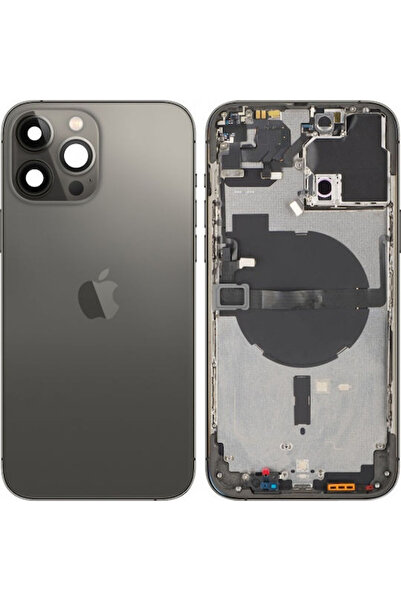 Apple Κάλυμμα Μπαταρίας iPhone 13 Pro Max Μεσαίο Πλαίσιο Μαύρο Γραφίτης Ανταλ...