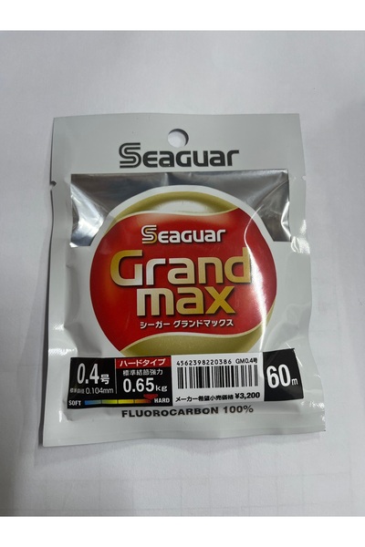 seaguar Grandmax Hard 100/100 0.104 Flora Carbon Misina 60 Mt