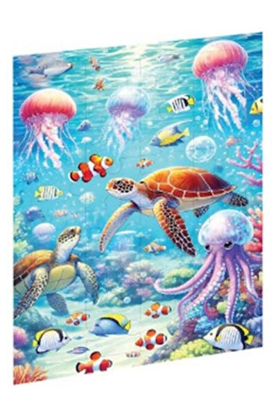 CA Games Ca 3507 Wooden Ocean Creatures Puzzle – Explore the Undersea World, ...