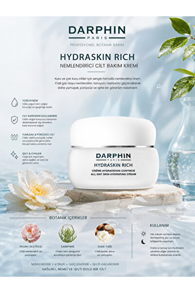 Darphin Hydraskin Rich Cildi Besleyici, Aydınlatıcı ve Yoğun Nemlendirici Cil...