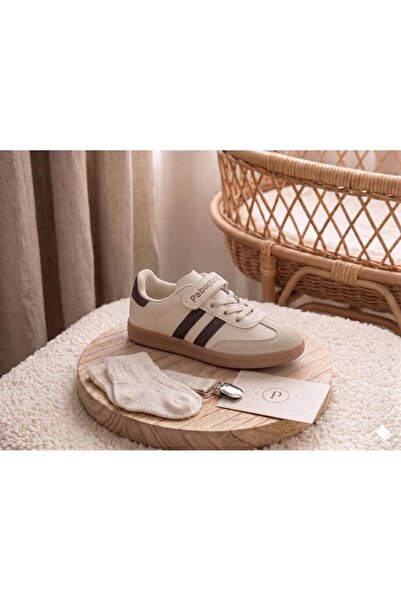 Pabuçland Unisex retro patike za devojčice i dečake sa čičak trakom i laganim...