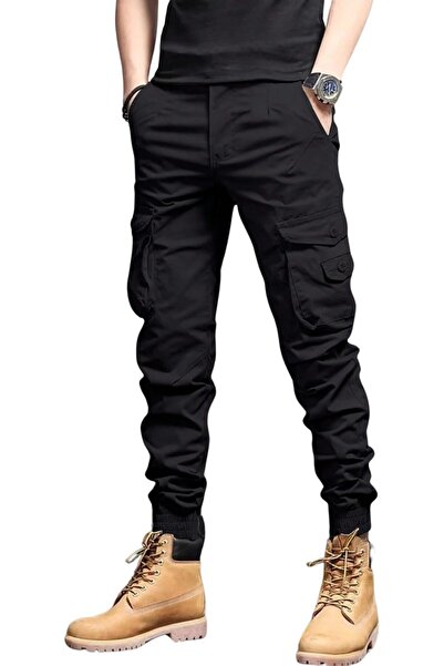 Lymio Men's Cargo Pants -09-12 Wide (Pack of One)