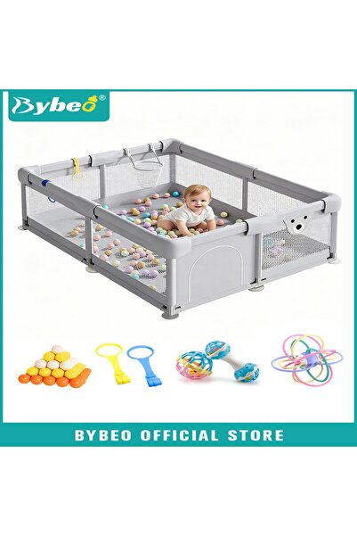 BYBEO Baby Playpen Fence, Portable Babies Playards for Toddlers, Safety Infan...