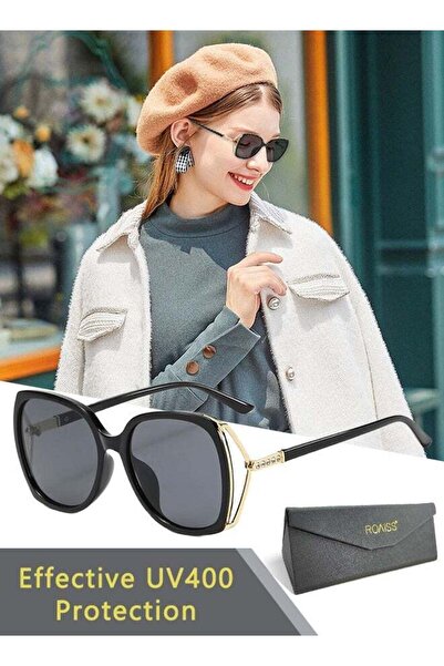 ROAISS Womens Square Sunglasses UV400 Protection Oversized Fashion Anti-Glare...