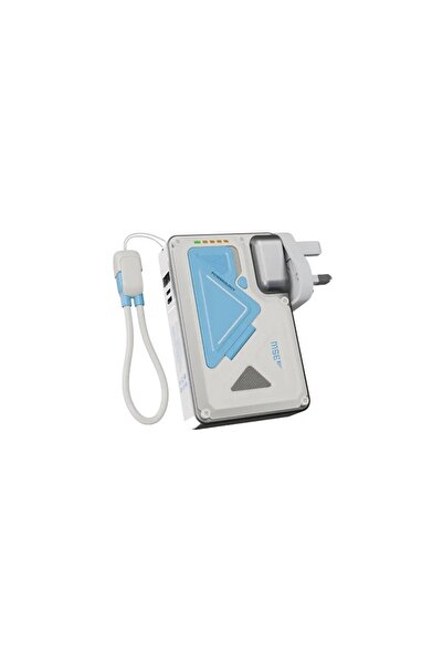 Powerology 10000mAh Wall Charger Magsafe Power Bank White