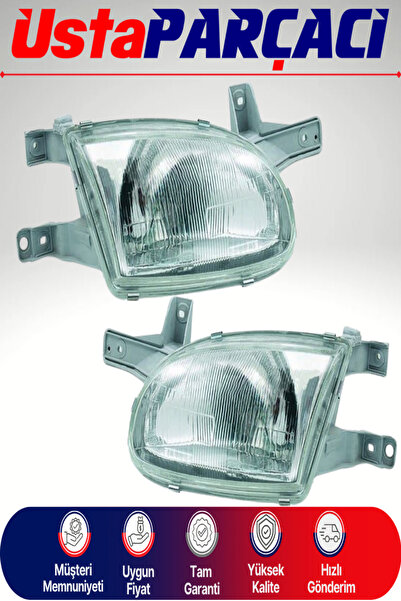 Ustaparçacı Hyundai Accent Yumurta Kasa Sağ Sol Ön Far Takımı 1998-2000