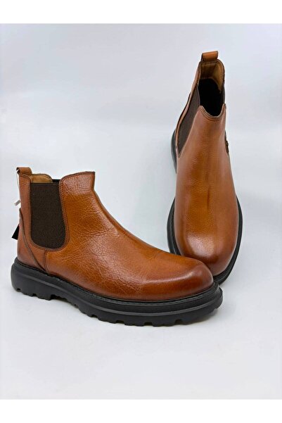 Papuccu Men's Leather Boots Taba Floter