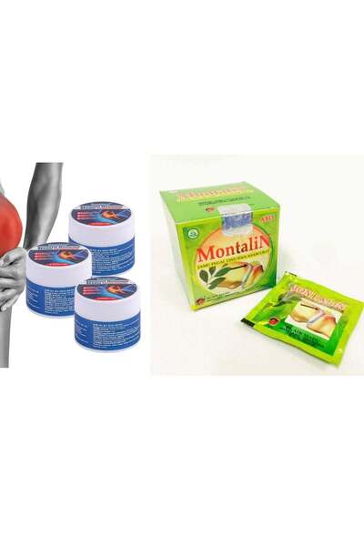 Top Choice Montalin Jamu Herbal Supplement with Pain Cream 3 Pieces