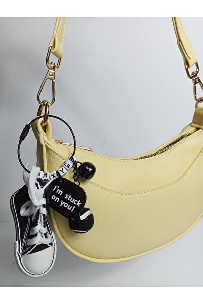 JUST WOMAN Imported Mini Sneaker Bag Charm with Bell
