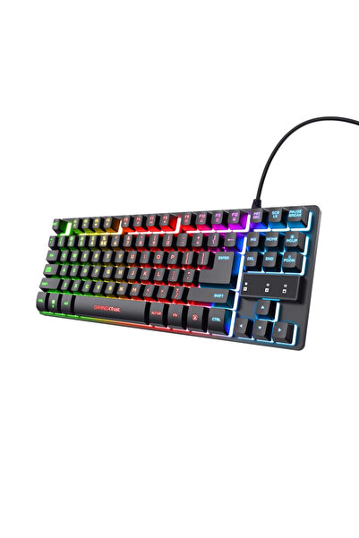 Trust Tastatură GXT833 Thado TKL, neagră, US