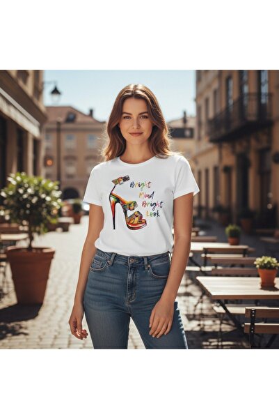 OEM Tricou de damă, bumbac, cu imprimeu TG-03