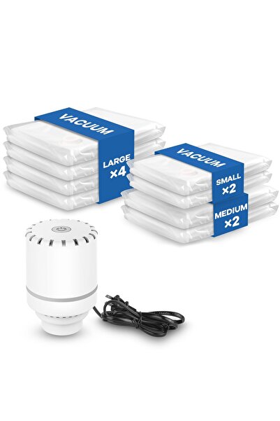 OEM Saci de vid Vacbird pentru haine cu pompă electrică, Pachet de 8 saci de ...