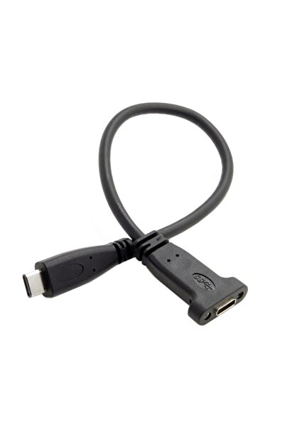 OEM Cablu prelungitor USB-C USB 3.1 Gen2 10Gbps tată-mamă cu orificiu pentru ...