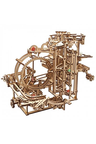 Ugears Τρισδιάστατο Παζλ, Πίστα για μπίλιες με σκαλοπάτια, Ugears, ξύλο, 355 ...
